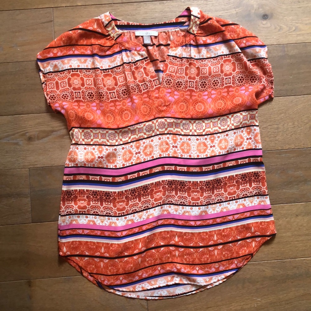 Multi colored blouse